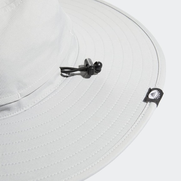 ADIDAS WIDE-BRIM GOLF SUN HAT | Color: Gray | Size S/M - Picture 3 of 10